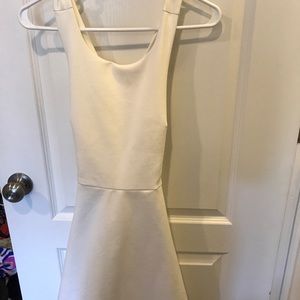 White cross back dress. Dainty hooligan
